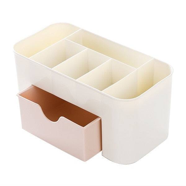 Nail Storage Box Plastic Drawer Style Easy to Clean Desktop Organization Large Capacity Cotton Swab Polishing Sand Strip Toolbox - TheWellBeing4All