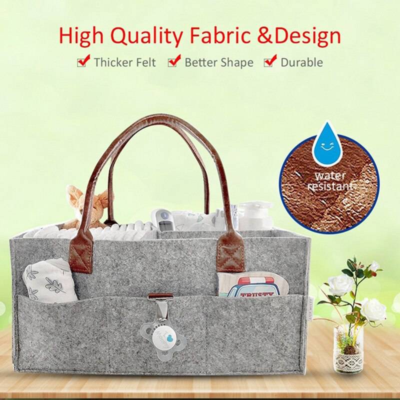 Newborn Baby Diaper Bag Organizer Nappy Bag Maternity Handbag Nursery Storage Portable Holder Bag Foldable Baby Care Container - TheWellBeing4All