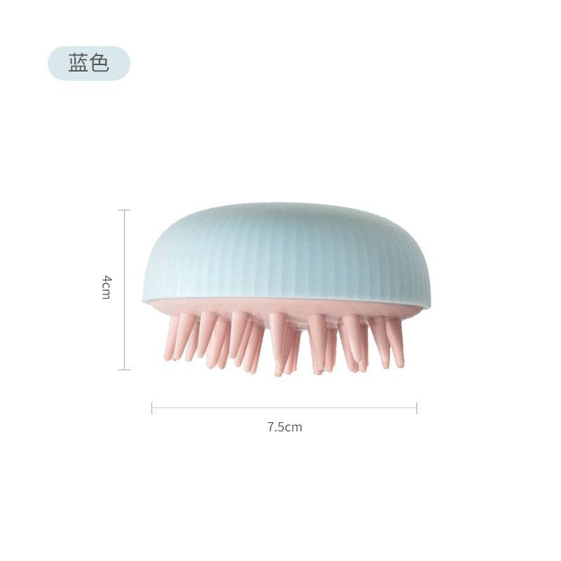 Scalp Massage Brush Silicone Shampoo Brush Hair Washing Comb Shower Brush Bath SPA Massage Brush Hair Brush - TheWellBeing4All