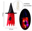 Enchanting LED Halloween Decoration: Glowing Ghost Hat Lamp for Festive Ambiance - TheWellBeing4All