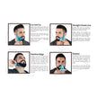 Men Beard Shaping Styling Template Beard Hair Combs Men Shaving Tools Hair Beard Trim Template Barber Comb Style Brush - TheWellBeing4All