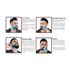 Men Beard Shaping Styling Template Beard Hair Combs Men Shaving Tools Hair Beard Trim Template Barber Comb Style Brush - TheWellBeing4All