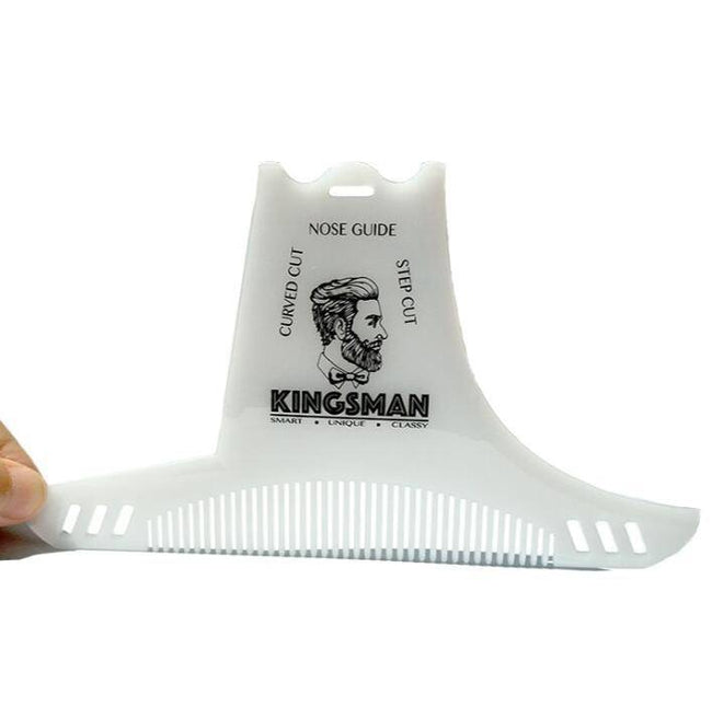 Men Beard Shaping Styling Template Beard Hair Combs Men Shaving Tools Hair Beard Trim Template Barber Comb Style Brush - TheWellBeing4All