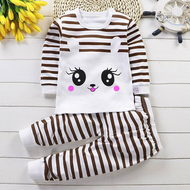 Newborn Baby Clothes Pure Cotton Boys and Girls Baby Underwear Suit Children Autumn Trousers Home Children Newborn Clothes - TheWellBeing4All