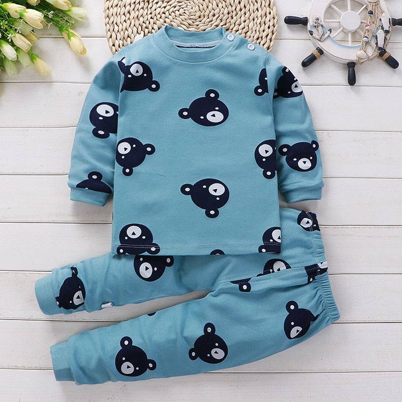 Newborn Baby Clothes Pure Cotton Boys and Girls Baby Underwear Suit Children Autumn Trousers Home Children Newborn Clothes - TheWellBeing4All