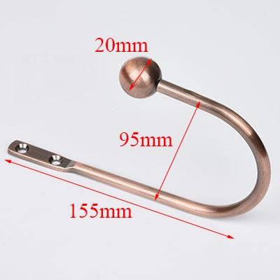 Curtain Tieback Holder Hooks Tie Backs Bedroom Living Room Curtain Decoration Accessories Holdback Metal Curtain Hook - TheWellBeing4All