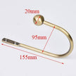 Curtain Tieback Holder Hooks Tie Backs Bedroom Living Room Curtain Decoration Accessories Holdback Metal Curtain Hook - TheWellBeing4All