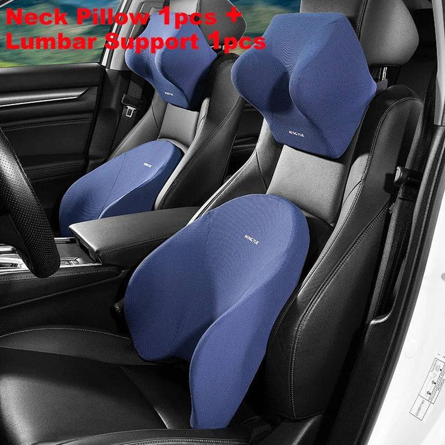 Car Headrest Lumbar Support Neck Pillow - TheWellBeing4All