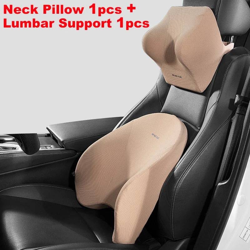 Car Headrest Lumbar Support Neck Pillow - TheWellBeing4All