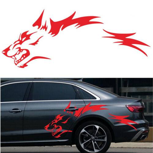 Fits Mustang F-150 Ranger Coyote Wolf Tattoo Grunge Design Tribal Door Bed Side Pickup Car Vinyl Graphic Decal Sticker leopard - TheWellBeing4All