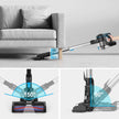 6-in-1 Cordless Vacuum Cleaner with Rechargeable 2200mAh Battery - Lightweight Stick Vacuum - TheWellBeing4All