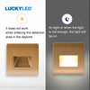 Wall Lamp PIR Motion Sensor Stair Case Light AC85-265V Step Lamp Corridor Lighting Indoor Wall Lighting - TheWellBeing4All