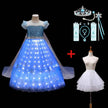 LED Light Up Elsa Princess Dress - Perfect for Cosplay and Parties