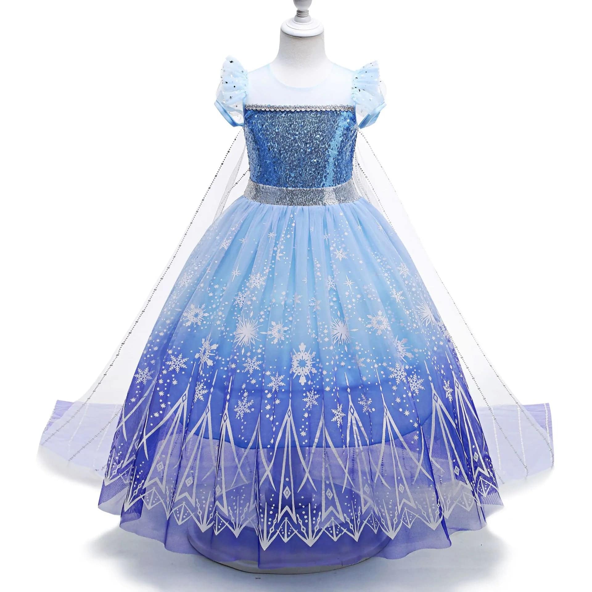 LED Light Up Elsa Princess Dress - Perfect for Cosplay and Parties