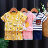 Kids Clothes Set Baby Boy/Girl T-Shirt + Shorts Summer Clothing Cotton Cartoon Casual Boys Tracksuit Children Baby Clothes Set - TheWellBeing4All