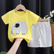 Kids Clothes Set Baby Boy/Girl T-Shirt + Shorts Summer Clothing Cotton Cartoon Casual Boys Tracksuit Children Baby Clothes Set - TheWellBeing4All