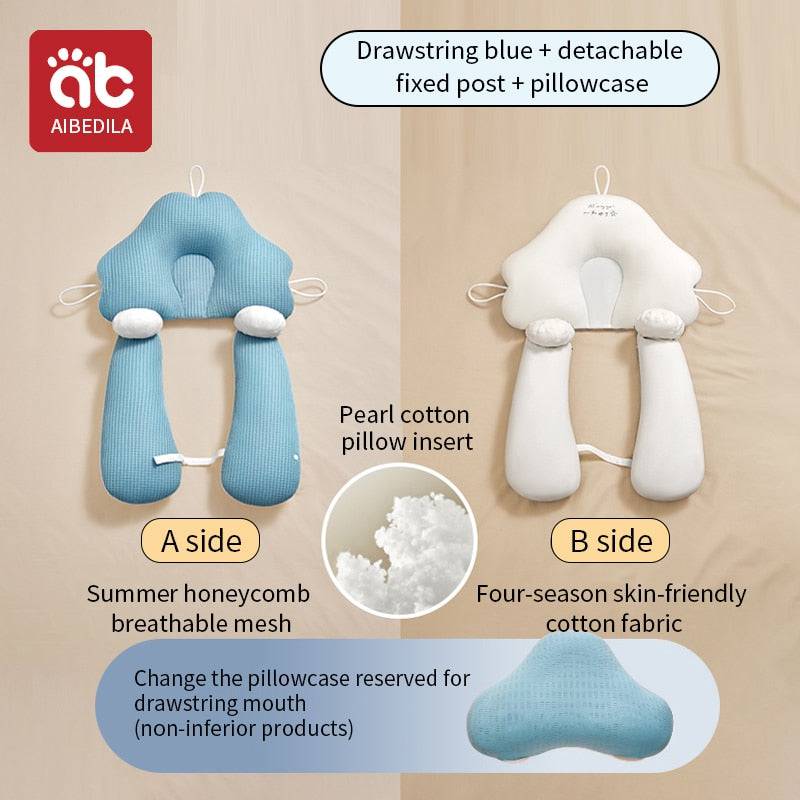 Pillows for Babies Newborn Infant Newborn Baby Things Layette Baby Anti-roll Pillow Neck Side Sleep Bedding Kids - TheWellBeing4All