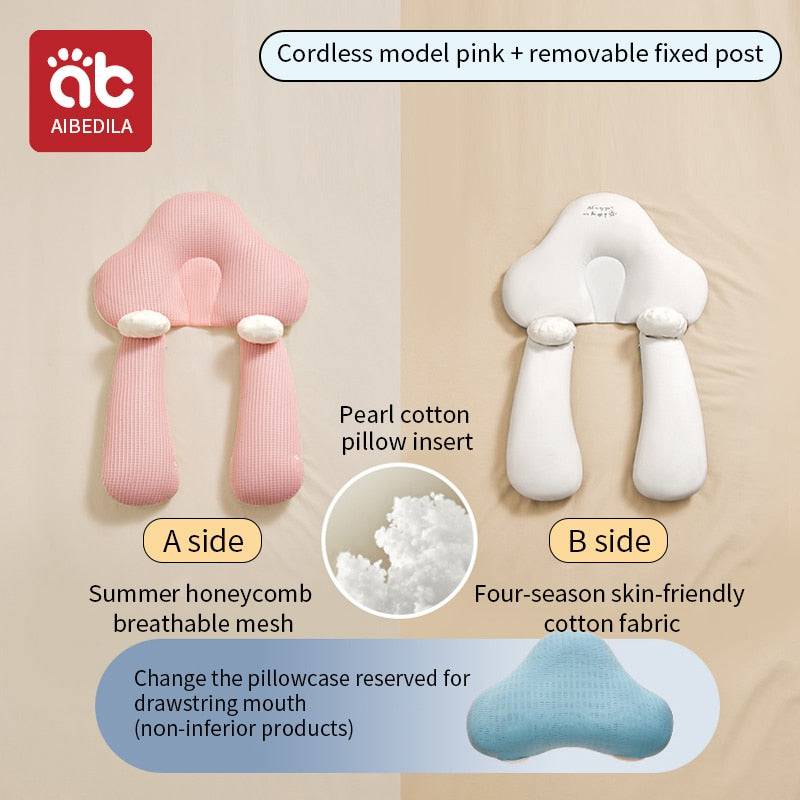 Pillows for Babies Newborn Infant Newborn Baby Things Layette Baby Anti-roll Pillow Neck Side Sleep Bedding Kids - TheWellBeing4All