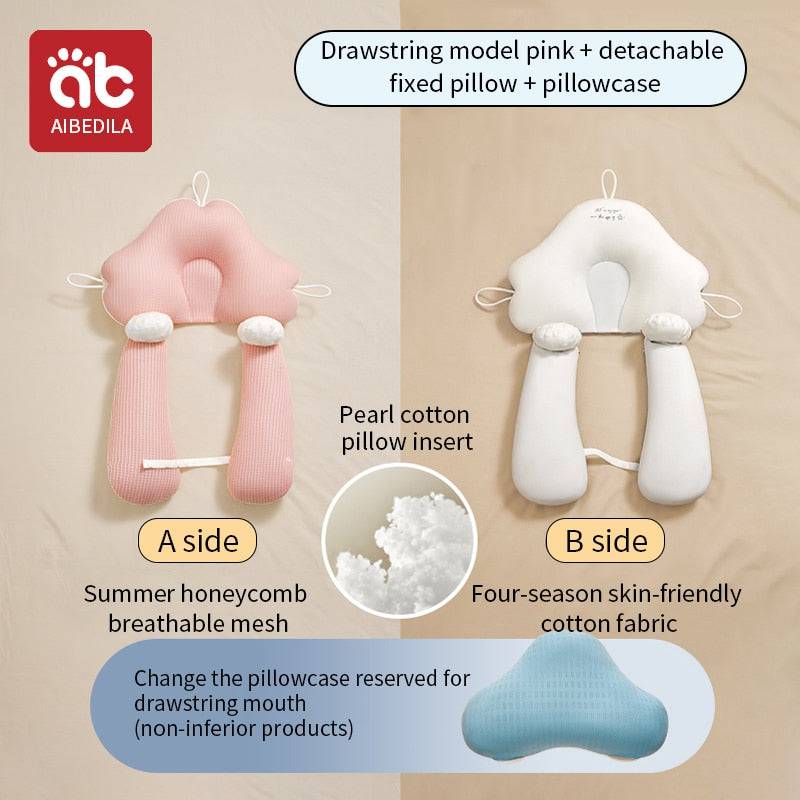 Pillows for Babies Newborn Infant Newborn Baby Things Layette Baby Anti-roll Pillow Neck Side Sleep Bedding Kids - TheWellBeing4All