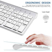 Ergonomic Ultra-Thin Low-Noise 2.4G Wireless Keyboard and Mouse Combo Wireless Mouse for Mac Pc Windows XP/7/10 Android Tv Box - TheWellBeing4All