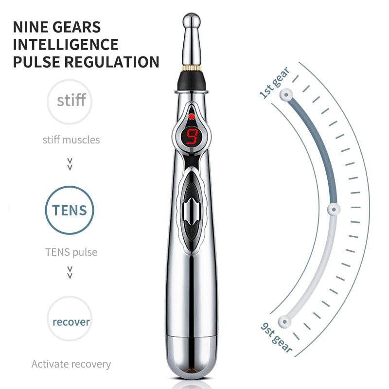 Electronic Acupuncture Pen Point Pen Meridian Massage Pen - TheWellBeing4All