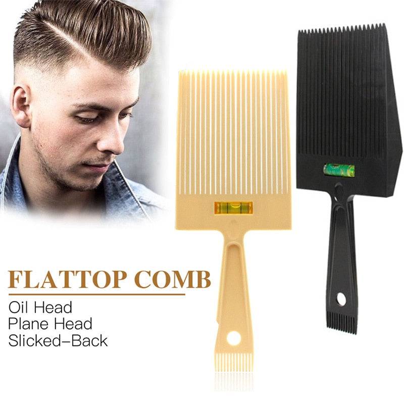 Men Flat Top Guide Comb Haircut Clipper Comb Barber Shop Hairstyle Tool Hair Cutting Tool - TheWellBeing4All