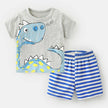 Cotton Infant Boys Clothes Summer Suit Baby Short Sleeve Shorts Sets Cute Cartoon Tshirt Toddler Kids Outfit 1 2 3 4 Years - TheWellBeing4All