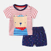 Cotton Infant Boys Clothes Summer Suit Baby Short Sleeve Shorts Sets Cute Cartoon Tshirt Toddler Kids Outfit 1 2 3 4 Years - TheWellBeing4All