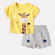 Cotton Infant Boys Clothes Summer Suit Baby Short Sleeve Shorts Sets Cute Cartoon Tshirt Toddler Kids Outfit 1 2 3 4 Years - TheWellBeing4All