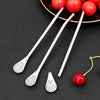 EW Straw Spoon Mixer Coffee Stirring Spoon Metal Straw - TheWellBeing4All