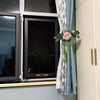 Artificial Flowers Curtains Lace-up Pastoral High-End Window Screen Tie-up Peony Rose Decoration - TheWellBeing4All