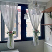 Artificial Flowers Curtains Lace-up Pastoral High-End Window Screen Tie-up Peony Rose Decoration - TheWellBeing4All