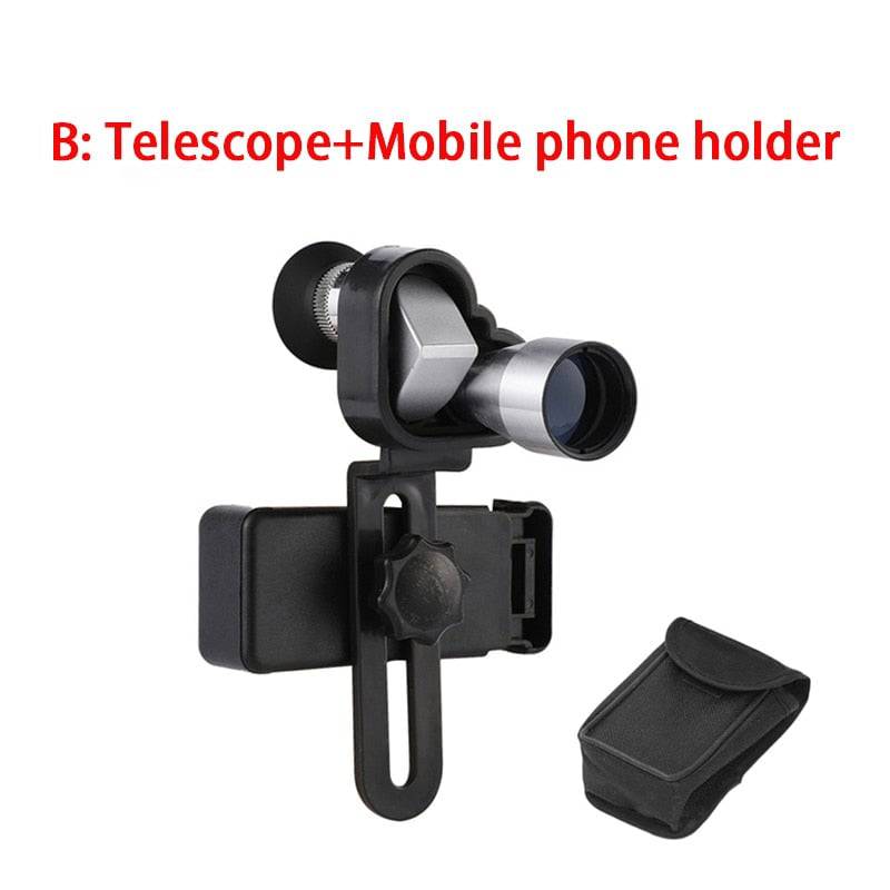 HD Night Vision Mini Pocket Zoom Monocular Outdoor Portable Telescope - TheWellBeing4All