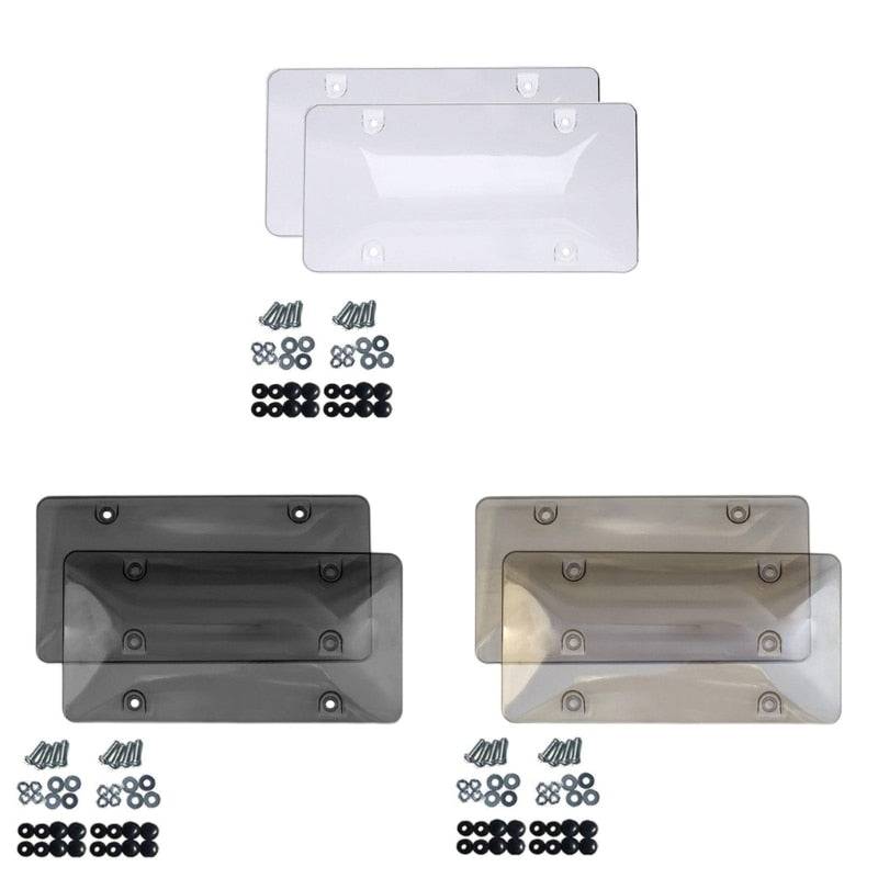 Clear Anti-Speed Red Light Toll Camera Stopper Plate Photos License Cover Frame . - TheWellBeing4All