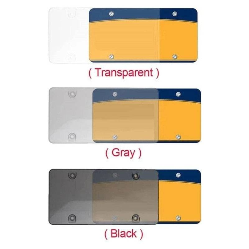 Clear Anti-Speed Red Light Toll Camera Stopper Plate Photos License Cover Frame . - TheWellBeing4All