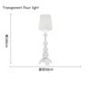 Italy Design Kartell Kabuki Table Lamps Acrylic Desk Lights Art Decor LED Standing Light Living Room Bedroom Hollow Floor Light - TheWellBeing4All