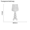 Italy Design Kartell Kabuki Table Lamps Acrylic Desk Lights Art Decor LED Standing Light Living Room Bedroom Hollow Floor Light - TheWellBeing4All
