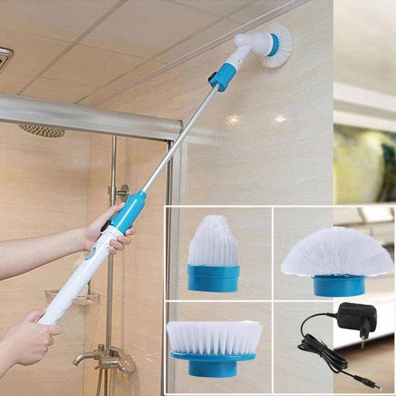 Electric Spin Cleaner 3in1 Wireless Waterproof Kitchen Bathroom Sink Cleaning Bathtub Tile Brush Cleaning Supplies Brush Cleaner - TheWellBeing4All