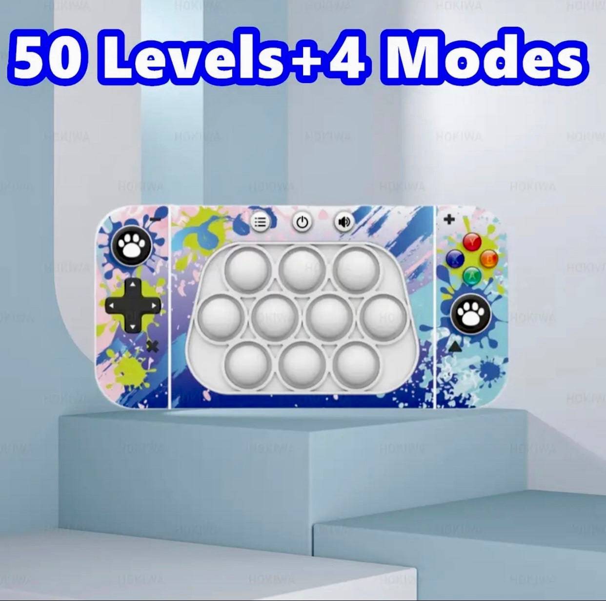 TheWellBeing™electronic quick push pop game handheld console press fidget toys bubble light up pushit - TheWellBeing4All