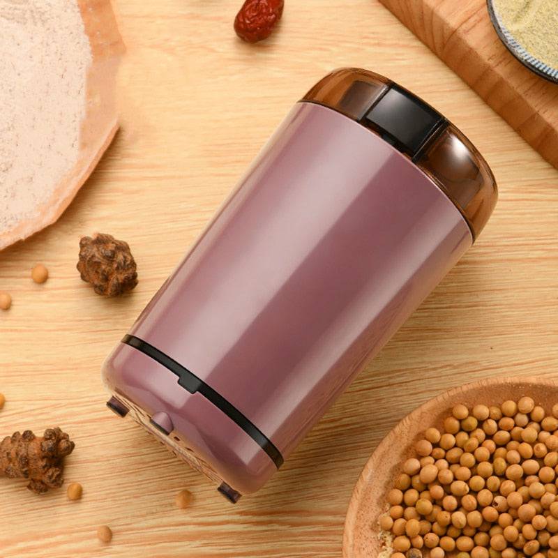 Stainless Steel Nut Electric Coffee Grinder Bean Grain Household Pepper Kitchen Tools Gadgets Dining Bar Home Garden - TheWellBeing4All