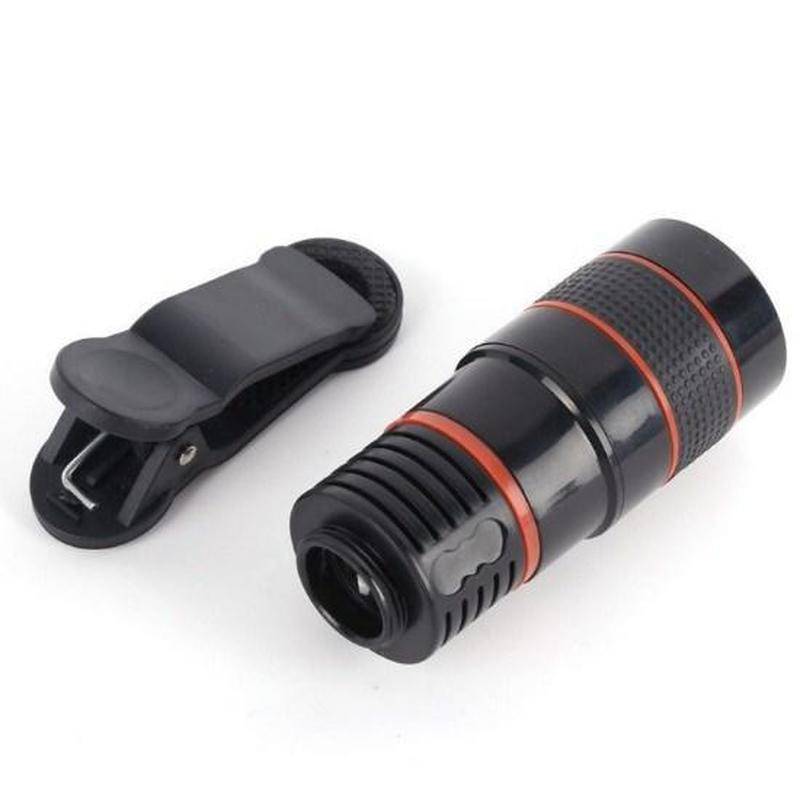 Mini Telephoto Phone Lens 8X/12X Optical Zoom Suitable - TheWellBeing4All