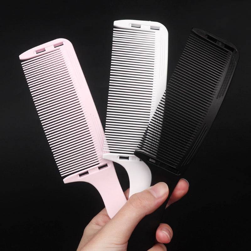 Professional Positioning Comb Barber Hair Cutting Flat Top Comb Salon Hairdressing Clipper Curved Comb - TheWellBeing4All