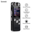 Professional Voice Activated Digital Audio Voice Recorder 8GB 16GB 32G USB Pen Non-Stop 80hr Recording PCM Support TF-Card - TheWellBeing4All