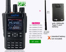 Radtel RT-490 (GPS Blutooth Option) Amateur Ham Two Way Radio 256CH Air Band Walkie Talkie  VOX SOS LCD Police Scanner Aviation - TheWellBeing4All