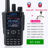 Radtel RT-490 (GPS Blutooth Option) Amateur Ham Two Way Radio 256CH Air Band Walkie Talkie  VOX SOS LCD Police Scanner Aviation - TheWellBeing4All