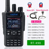 Radtel RT-490 (GPS Blutooth Option) Amateur Ham Two Way Radio 256CH Air Band Walkie Talkie  VOX SOS LCD Police Scanner Aviation - TheWellBeing4All