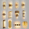 Crystal Wall Lamp Light Luxury Post Modern Simple Living Room Background Wall Bedroom Bedside Corridor Led Wall Sconce Lamp E14 - TheWellBeing4All