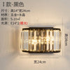 Crystal Wall Lamp Light Luxury Post Modern Simple Living Room Background Wall Bedroom Bedside Corridor Led Wall Sconce Lamp E14 - TheWellBeing4All