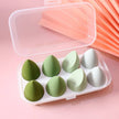 Colorful Makeup Puff Set Water Drop Beauty Egg Cosmetic Sponge Egg Wet And Dry Use Makeup Tools - TheWellBeing4All