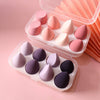 Colorful Makeup Puff Set Water Drop Beauty Egg Cosmetic Sponge Egg Wet And Dry Use Makeup Tools - TheWellBeing4All